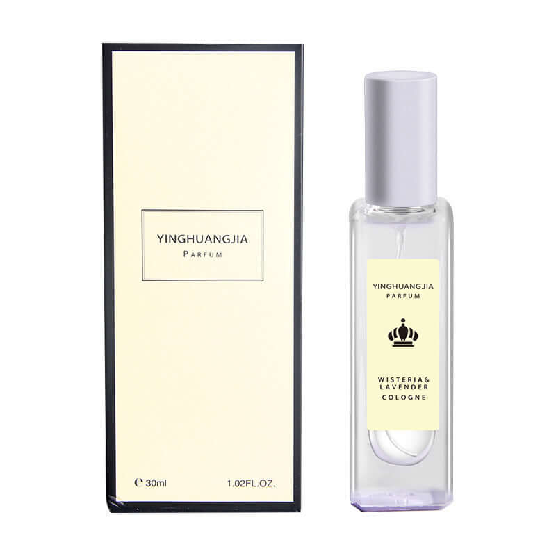 Long-lasting light perfume for women in a 30ML bottle, featuring Wisteria & Lavender fragrance by Yinghuanjia.