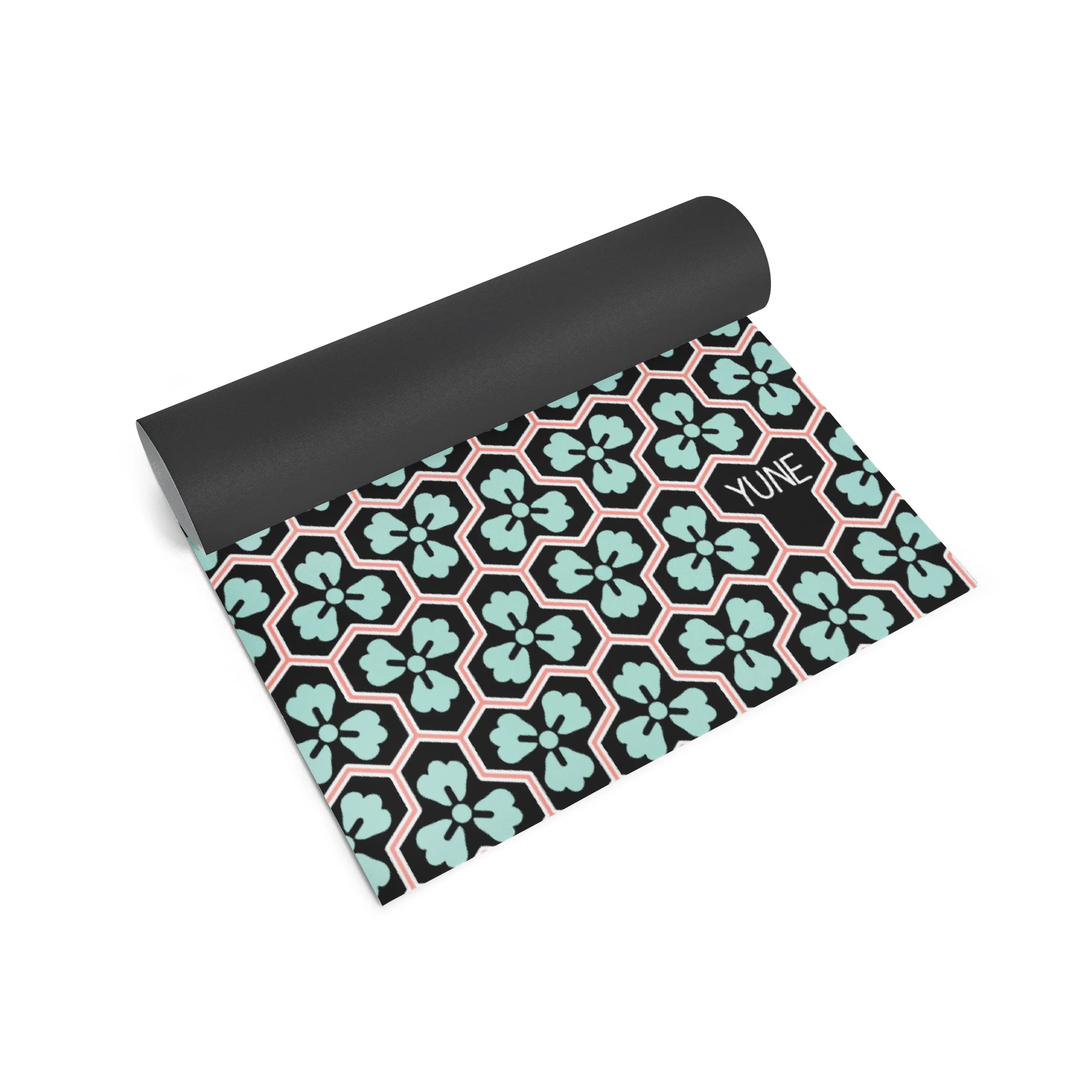 Yoga Mat | 6mm Thick | Black | Non-Slip | Eco Friendly | Yune Yoga | Crow-2