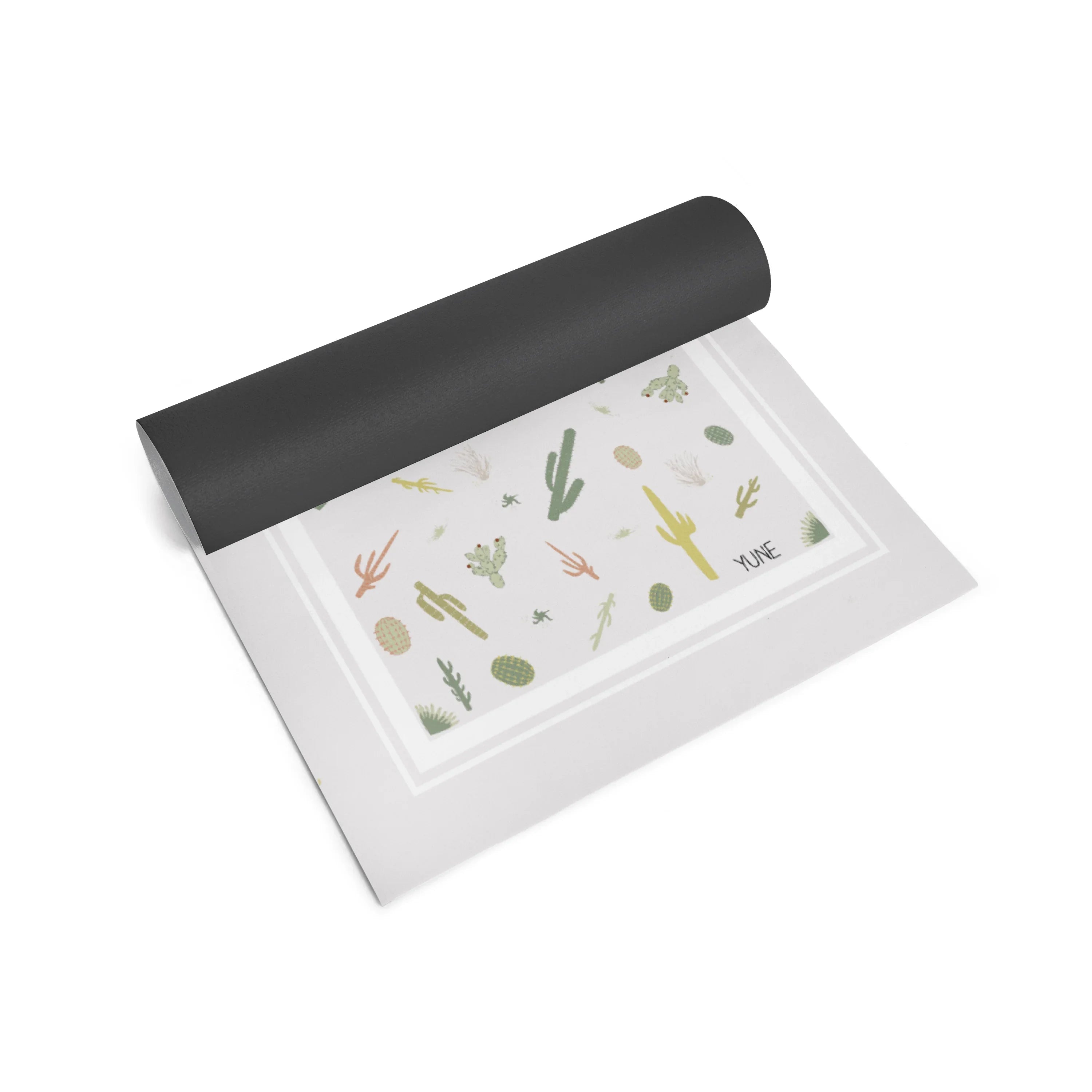 Yoga Mat | 6mm Thick | White | Non-Slip | Eco Friendly | Yune Yoga | Juno-2